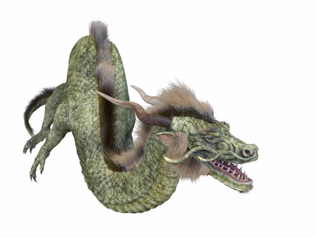 3DCG images of a dragonの写真素材