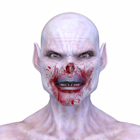 3DCG images of a young demonの写真素材