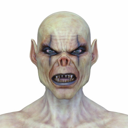 3DCG images of a young demonの写真素材