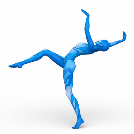3DCG images of a female alienの写真素材