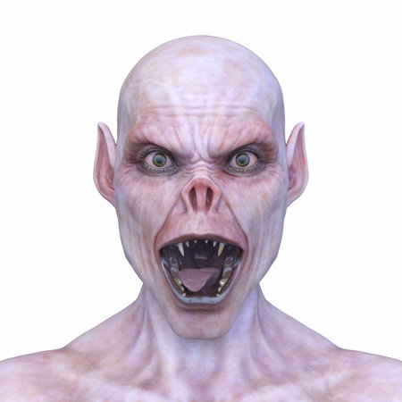 3DCG images of a young demonの写真素材