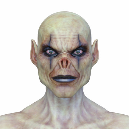 3DCG images of a young demonの写真素材