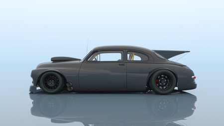 3DCG images of a sports carの写真素材
