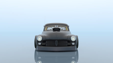 3DCG images of a sports carの写真素材