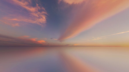 3DCG images of the horizon
