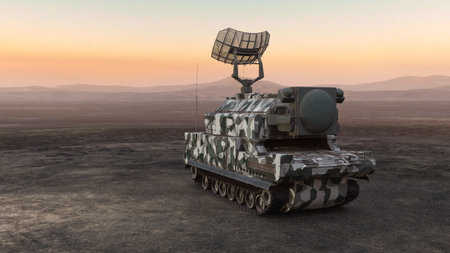 3DCG images of the low-altitude radar device