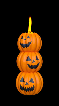 3DCG images of a candleの写真素材