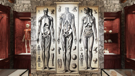 3DCG images of the human body museum