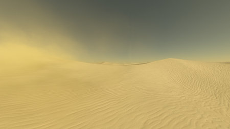 3DCG images of the desert