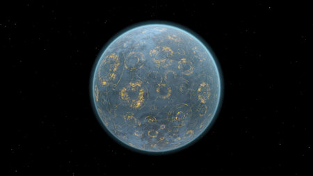 3DCG images of the planet