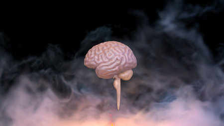 3DCG images of the brainの写真素材