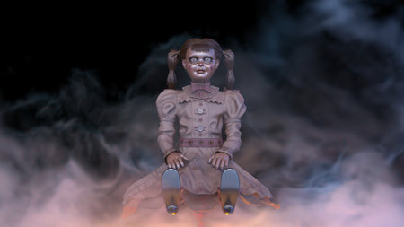 3DCG images of an old dollの写真素材