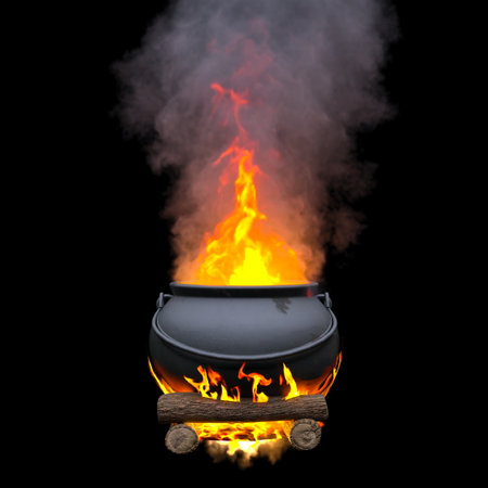 3DCG images of the large potの写真素材