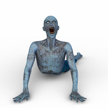 3DCG images of a male zombieの写真素材
