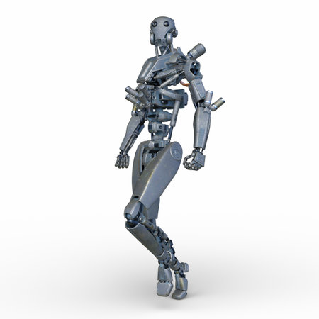 3DCG images of a robotの写真素材