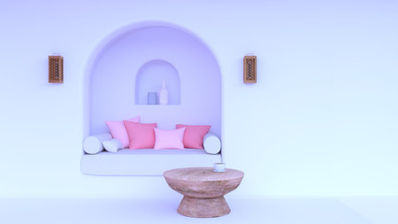 3DCG images of the living room