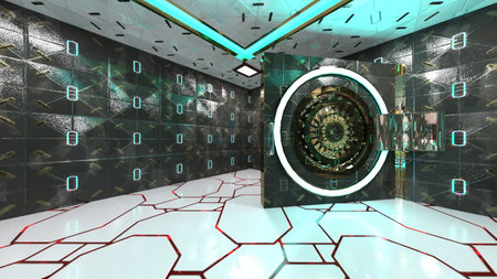3DCG images of the vault
