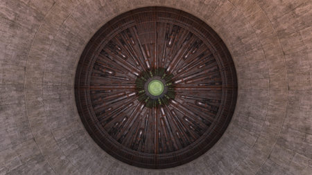 3DCG images of the fireplace