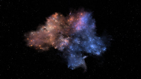3DCG images of the outer space