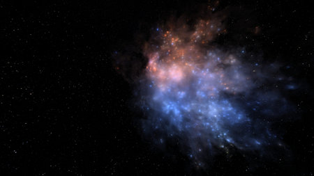 3DCG images of the outer space
