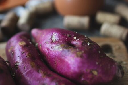 Close Sweet Potatoの写真素材