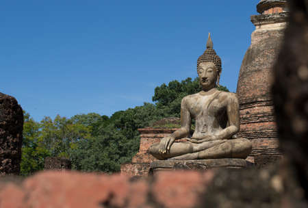 Sukhothai Historical Park, Thailandの写真素材