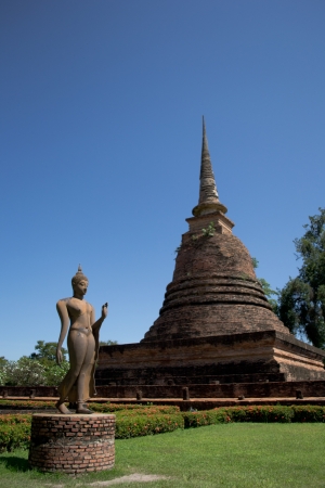 Sukhothai Historical Park, Thailandの写真素材