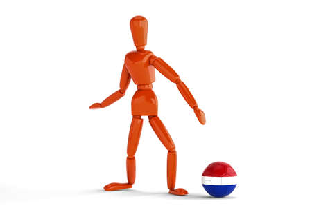 3d model render netherland football team の写真素材