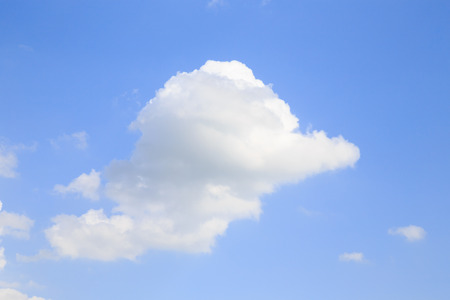 white cloud blusky in sunny dayの写真素材