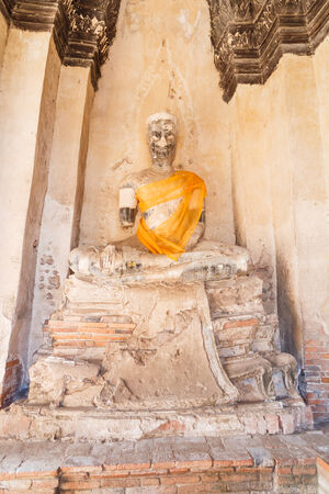 Buddha statue in Ayuthaya , Thailand/Buddha statue in Ayuthayaの写真素材
