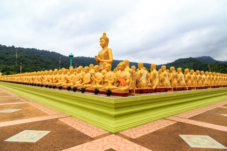 View of buddha statue in Thailandの写真素材