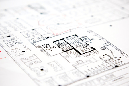 architectural plan,technical project drawingの写真素材