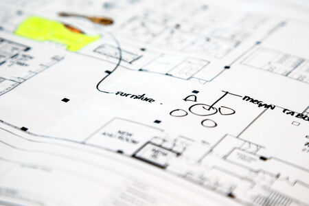 architectural plan,technical project drawing