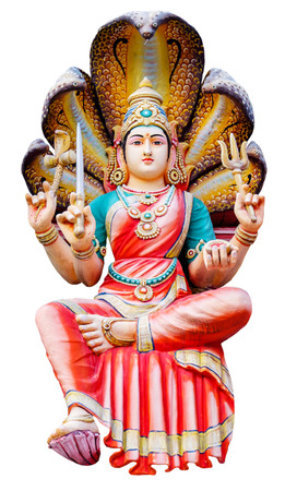 Hindu God Statues At A Hindu Templeの写真素材