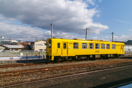 Kumamoto Japan - December 2014 , japan rail train , Kumamoto, Japan - 06 December 2014のeditorial素材