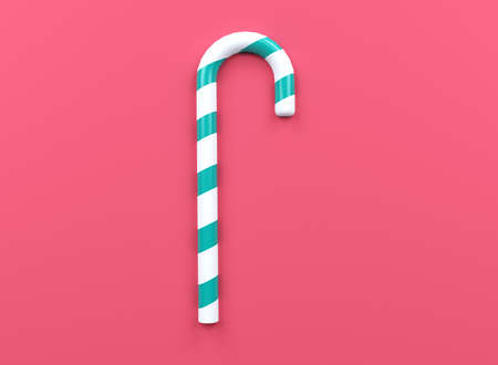 gift box in pink background. Minimal Christmas concept idea 3d render. Podium for product display 3d rendering.の写真素材
