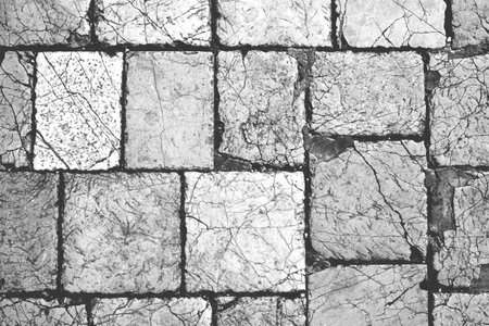 cracked pavement texture grunge retroの写真素材