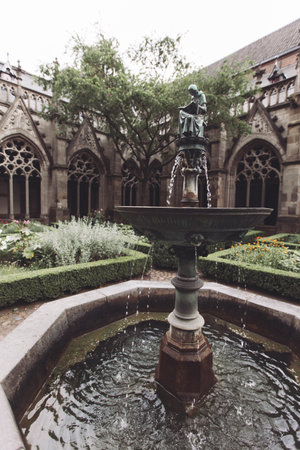 UTRECHT, NETHERLANDS -JULY 26, 2016: Martin's Cathedral, Utrecht, or Dom Church, is a Gothic church dedicated to Saint Martin of Toursのeditorial素材