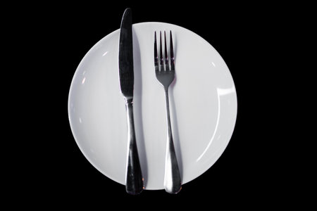 set of cutlery for dinner at the table