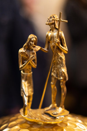 church accessories for the priest's service are made of gold