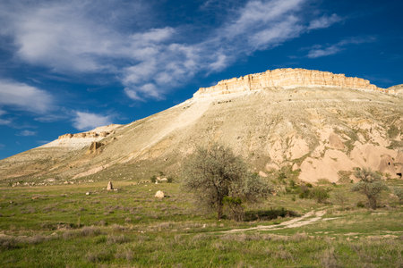 beautiful mountain scenery of Cappadociaの写真素材