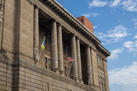 Georgetown, Penang/Malaysia - Feb 14 2020: Penang colonial building.のeditorial素材