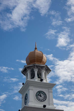 Georgetown, Penang/Malaysia - Feb 14 2020: Jubilee Queen Victoria Memorial Clock Toweのeditorial素材