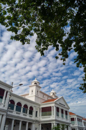 Georgetown, Penang/Malaysia - Feb 14 2020: Architecture colonial building Penang High Court.のeditorial素材