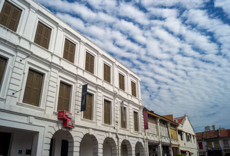 Georgetown, Penang/Malaysia - Feb 14 2020: Colonial architecture at Penang.のeditorial素材