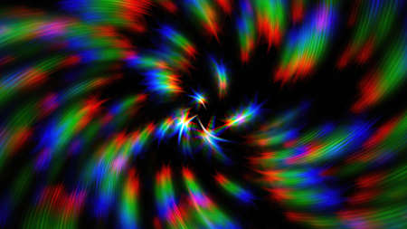 Rainbow color spin at center background