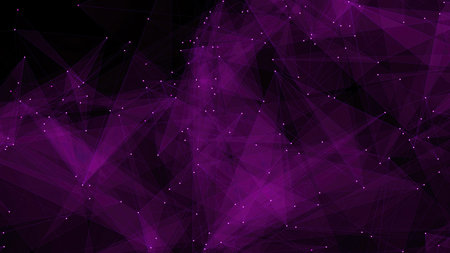 Purple plexus pattern abstract backgroundの写真素材
