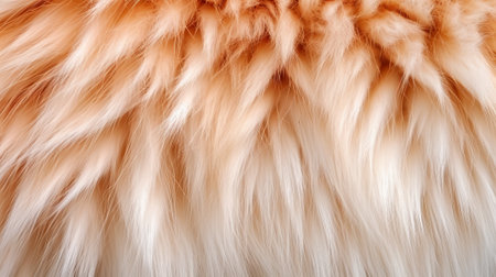 The intricate details of a furry animal's coat. Generative AIの素材