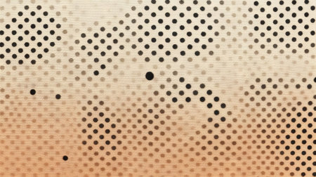 A textured wall with circular patterns. Generative AIの素材