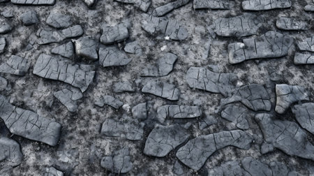 Rocky texture and earthy tones on the detail asphalt ground. Generative AIの素材